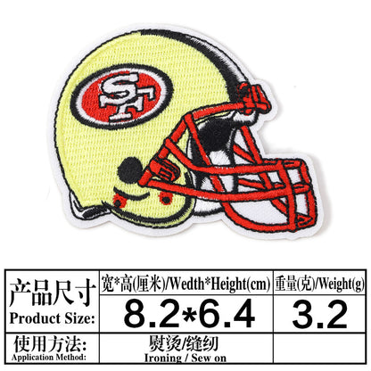football team embroidery iron on patches - Clpatch