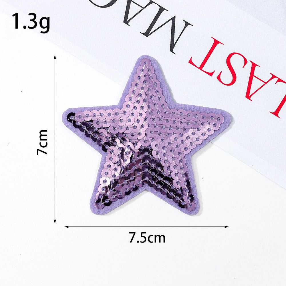 sequin star patch