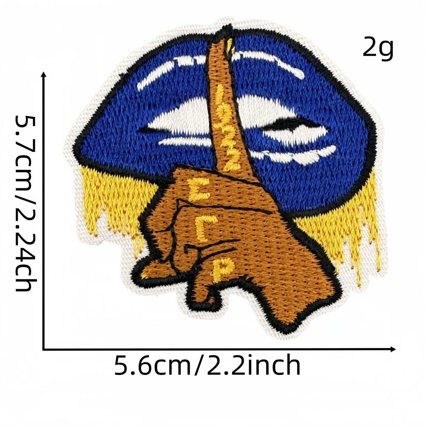 New black girl embroidery 1922 patches