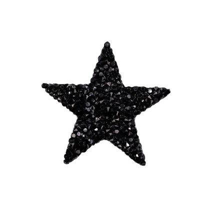 Hot melt hot diamond fashion cloth patch sticker star iron on patch