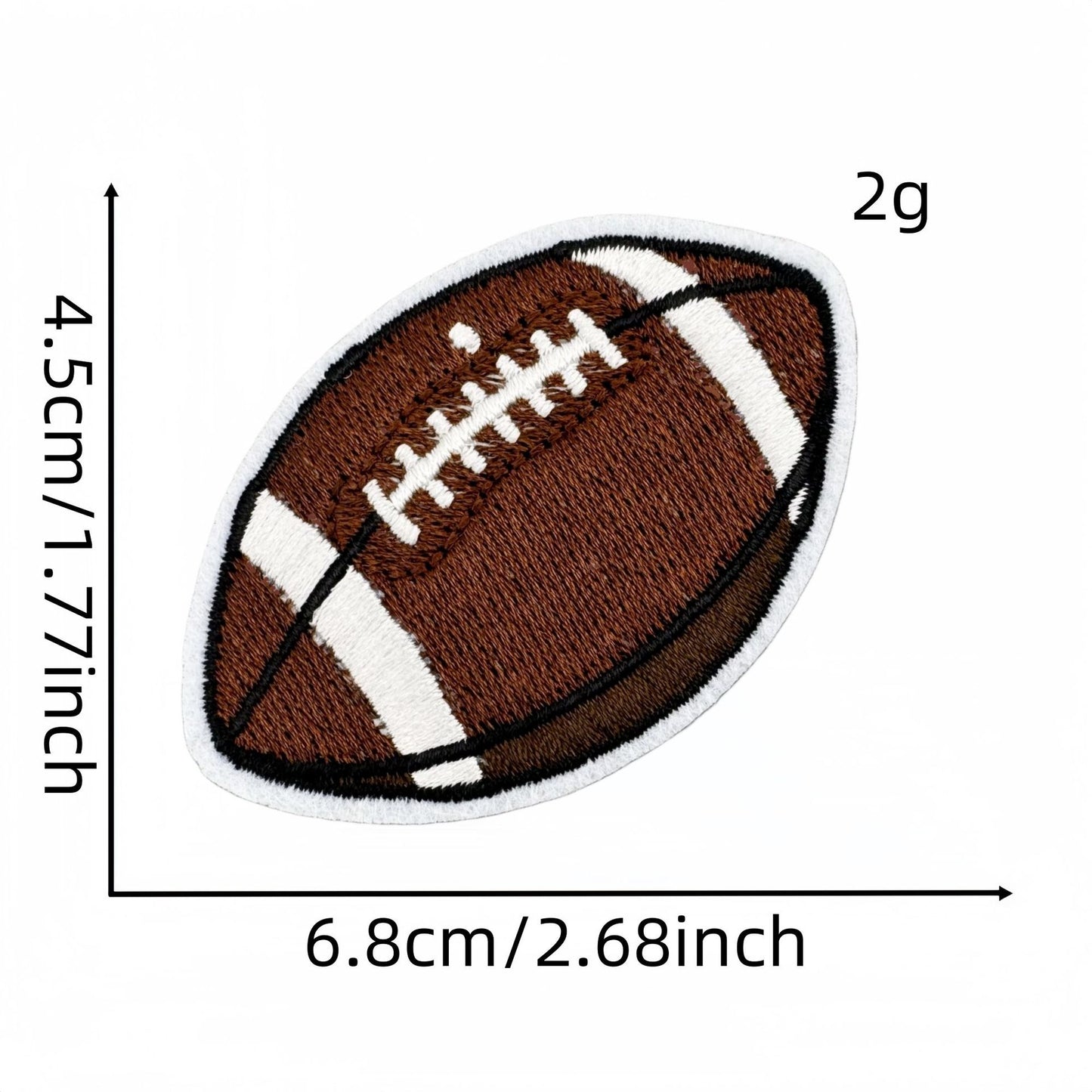 football bow patch