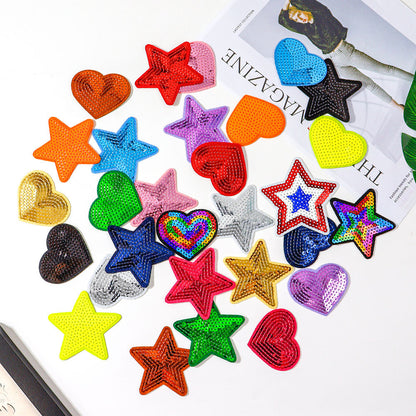 sequin star patch