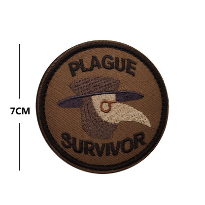 PLAGUE Birdbeak Doctor Beats the Plague Armband Badge Embroidery Velcro Morale Badge Patch