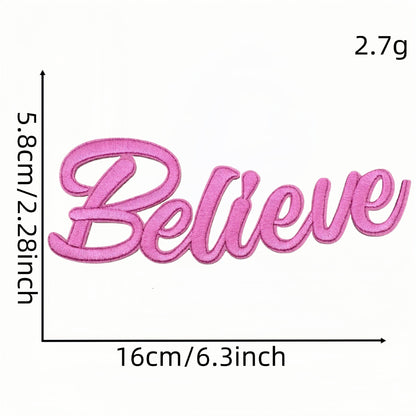 word pray jesus love faith patch