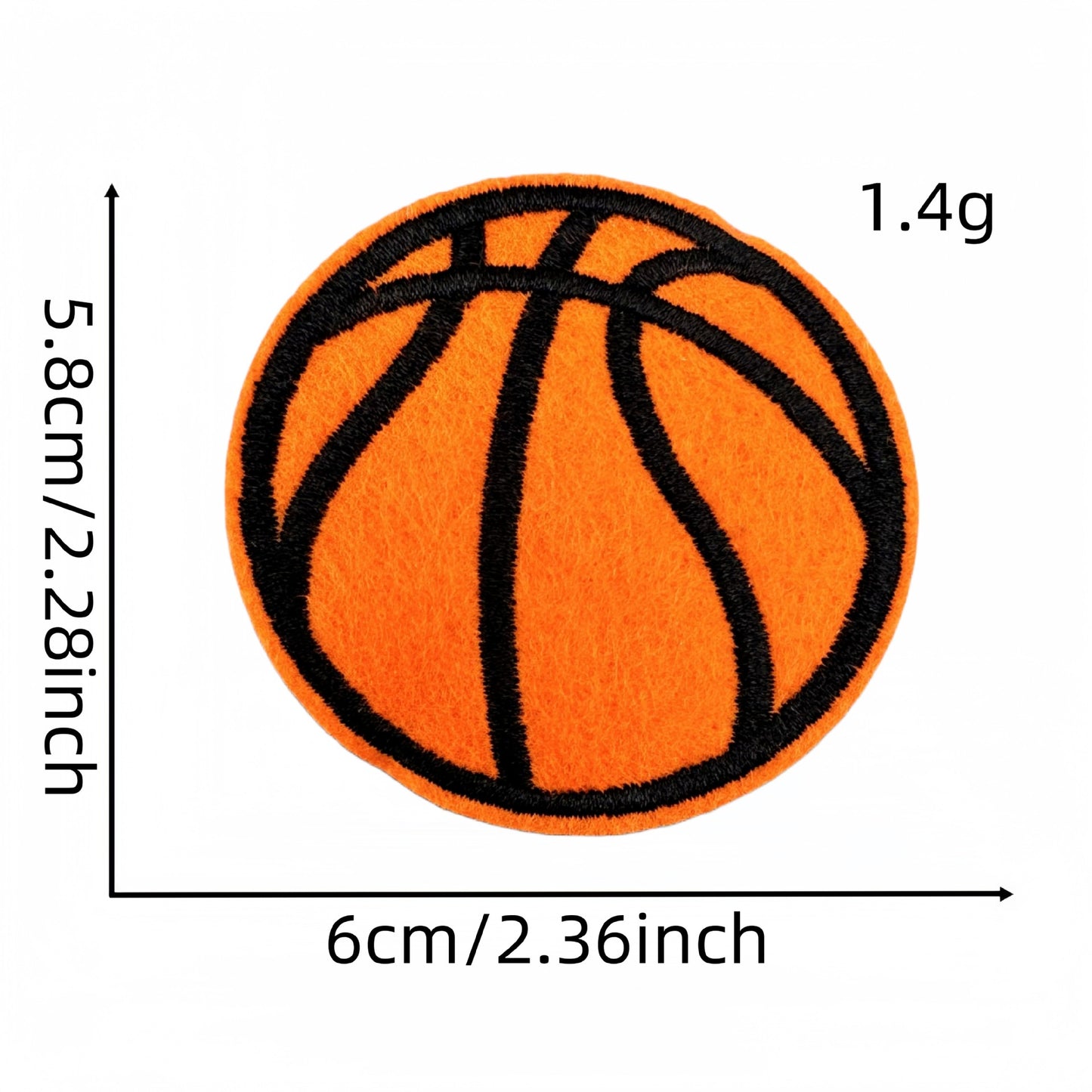 Sports Baseball Sports Basketball Patch