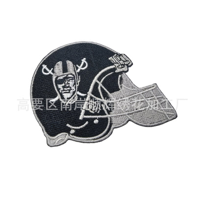 Football Embroidery Cloth Patch NFL team Helmet Patch - Clpatch