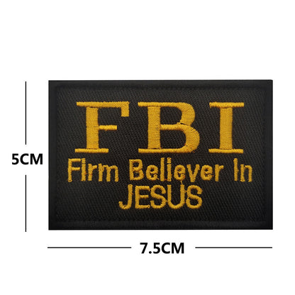 Personalized English embroidered armband backpack Velcro morale patches