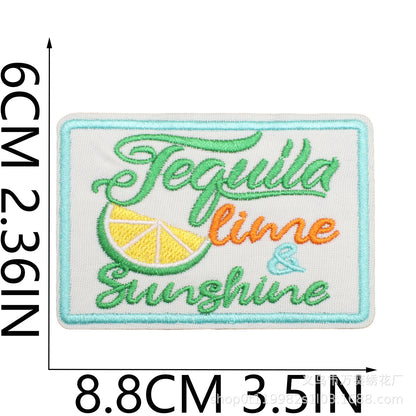 Square embroidery ironing patch - Clpatch