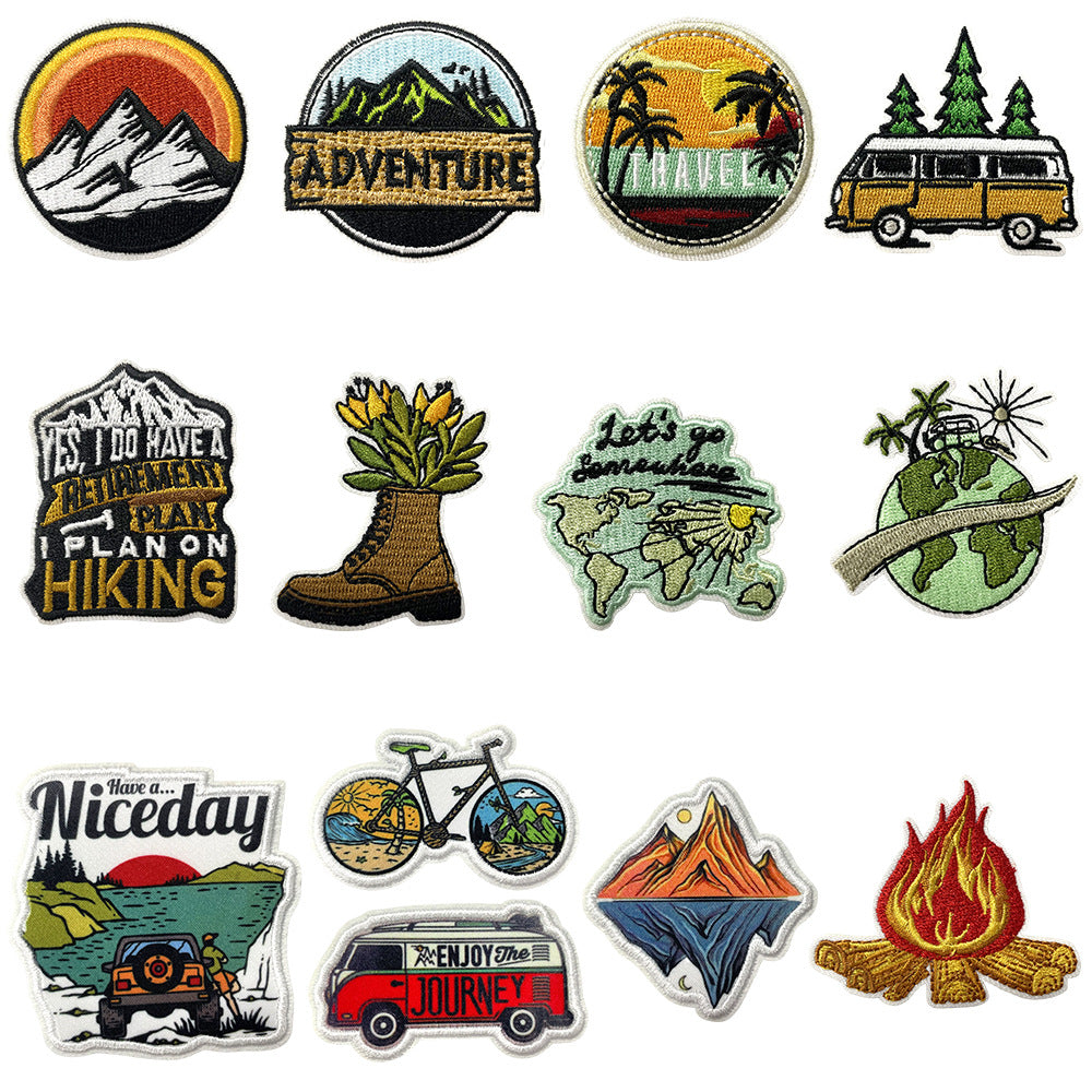 Travel Outdoor Camping Mountain Climbing Sports Embroidery Patch
