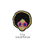 Black girl patch