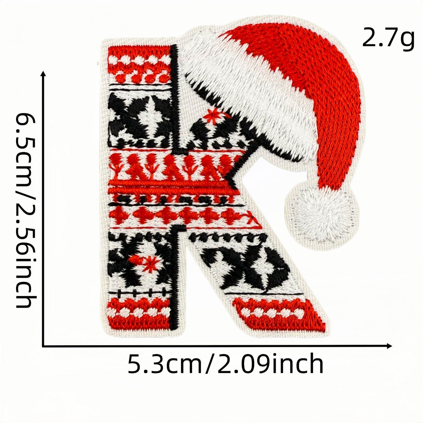Christmas new 26 English letters patch