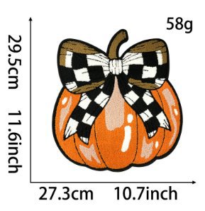 Halloween-themed ghost pumpkin holidaypatches