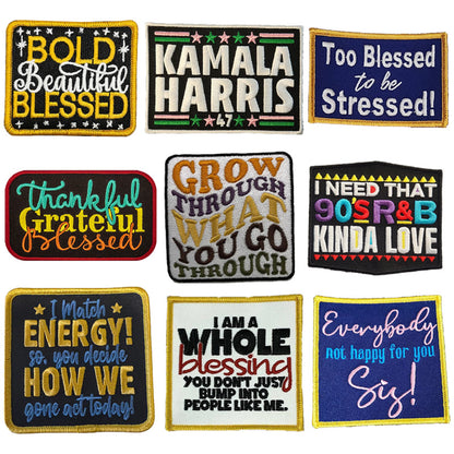 inspirational words  patch