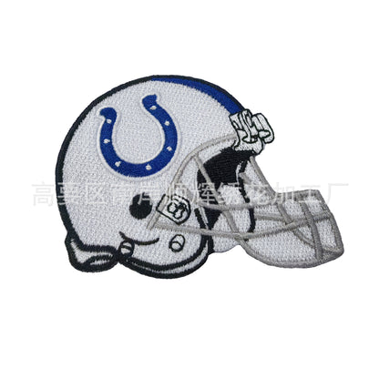 Football Embroidery Cloth Patch NFL team Helmet Patch - Clpatch
