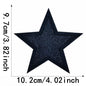 Glitter star hat patch