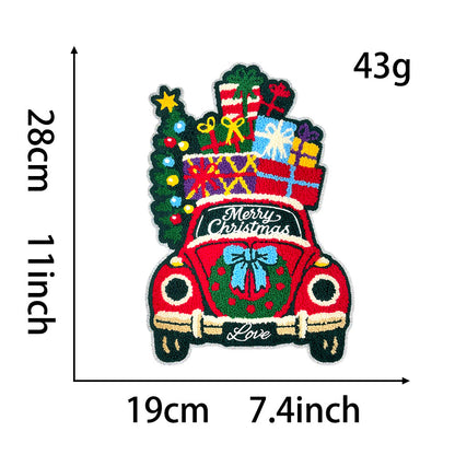 Grinch Christmas santa Large OH SNAP Sequin