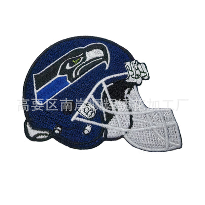 Football Embroidery Cloth Patch NFL team Helmet Patch - Clpatch