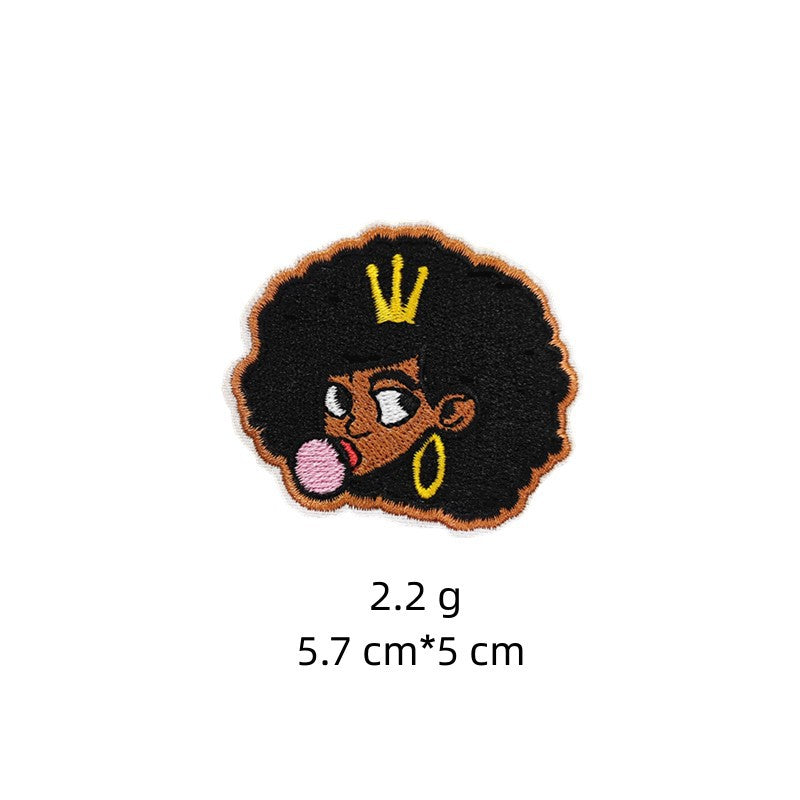 Black girl patch