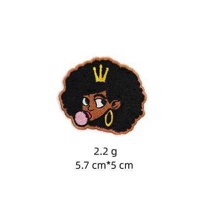 Black girl patch