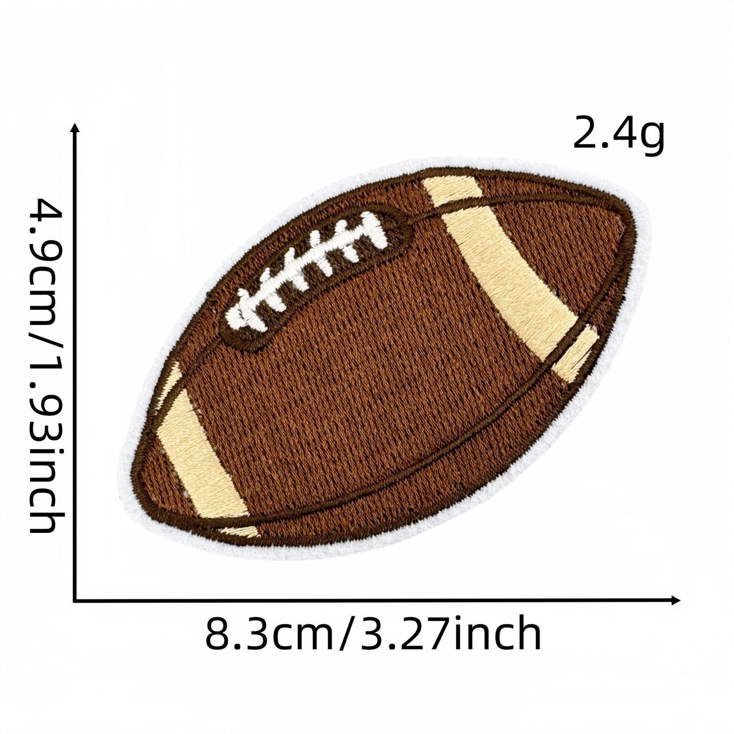 football bow patch