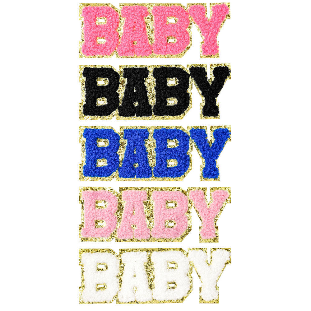 BABY chenille patch