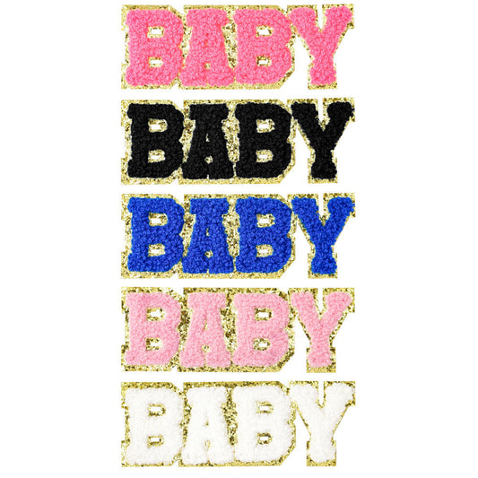 BABY chenille patch