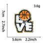 Heart Basketball Chenier Patch
