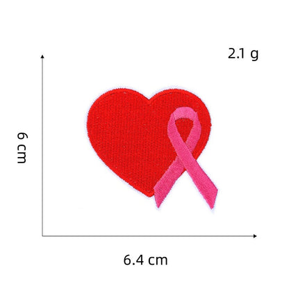 Women's Care Brooch, Breast Cancer Heart Badge