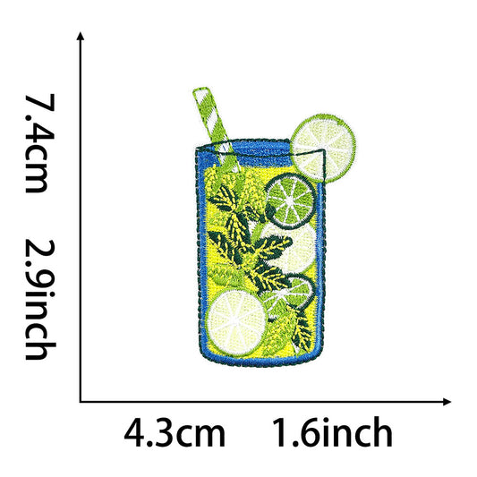 12 summer sequins drink patches