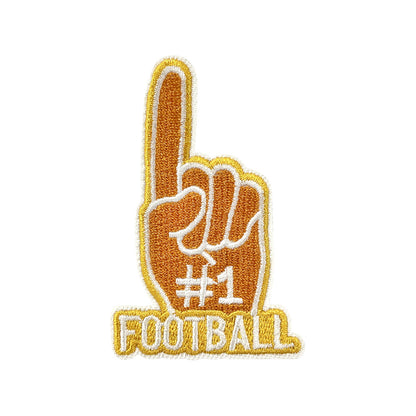 game day football patches