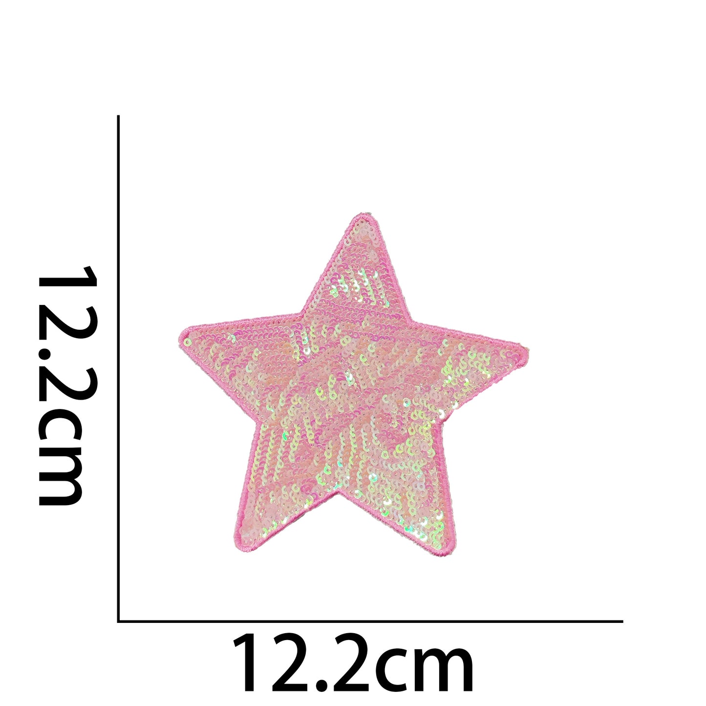 10-Color sequined star patch