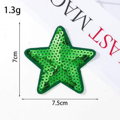 sequin star patch