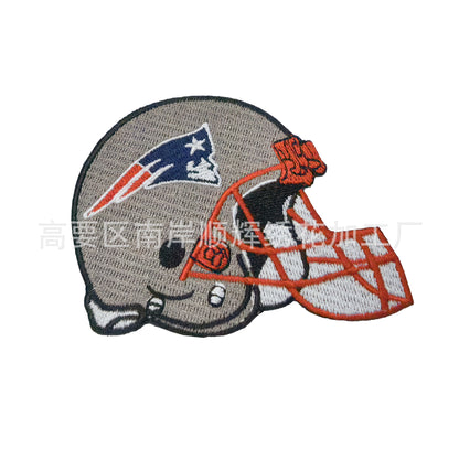 Football Embroidery Cloth Patch NFL team Helmet Patch - Clpatch