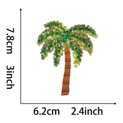 12 summer sequins drink patches