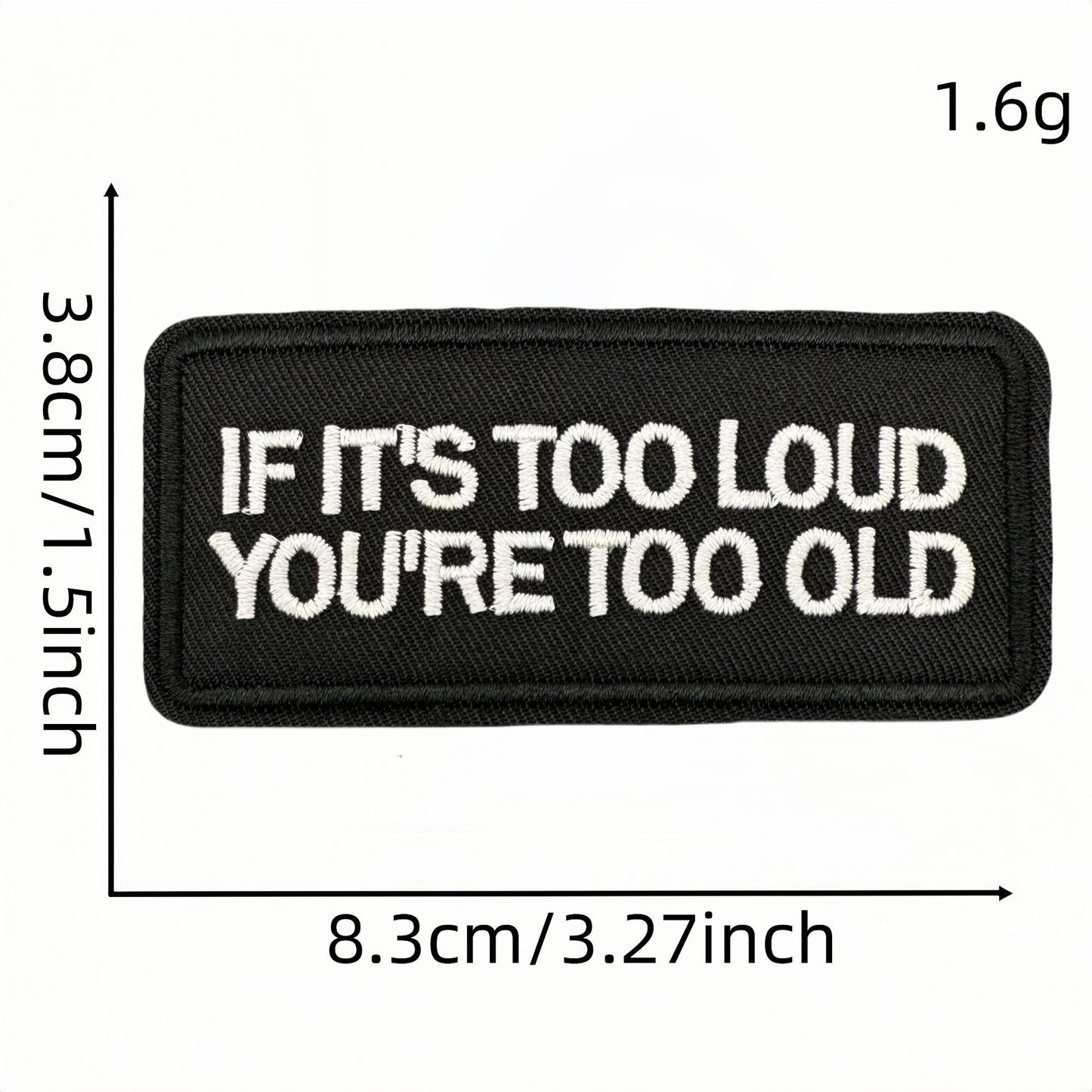 iron on funny patch