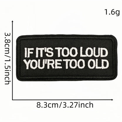 iron on funny patch