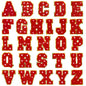 Alphabet letter Christmas patch A-Z