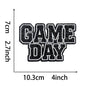 Gameday Glitter football patches