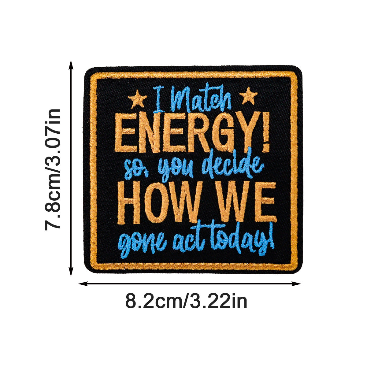 inspirational words  patch