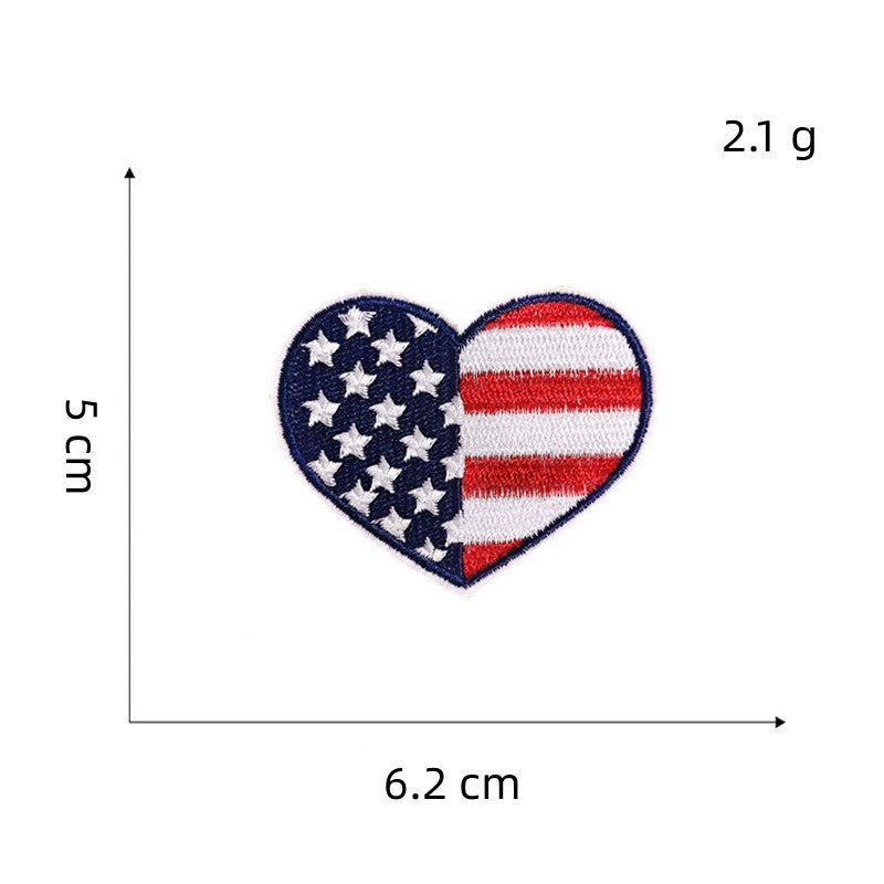 USA flag patch