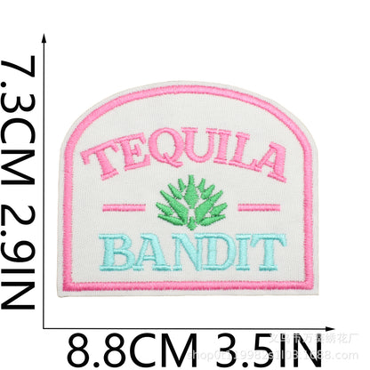 Square embroidery ironing patch - Clpatch