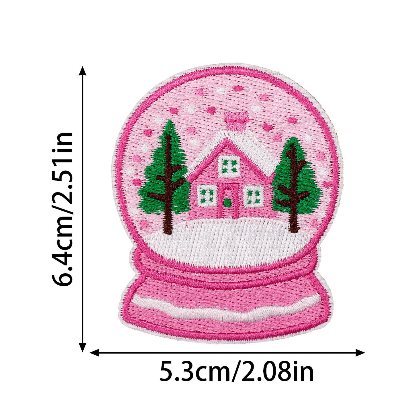 Pink Christmas Patch