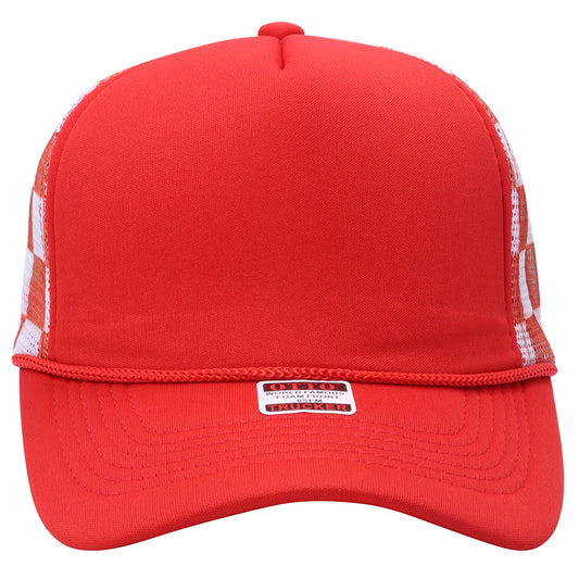 truck cap outdoor leisure visor American fashion breathable sun protection plaid baseball cap