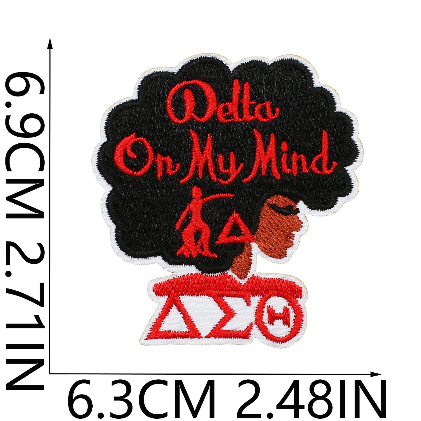 Personalized alphabet ironing bag patch