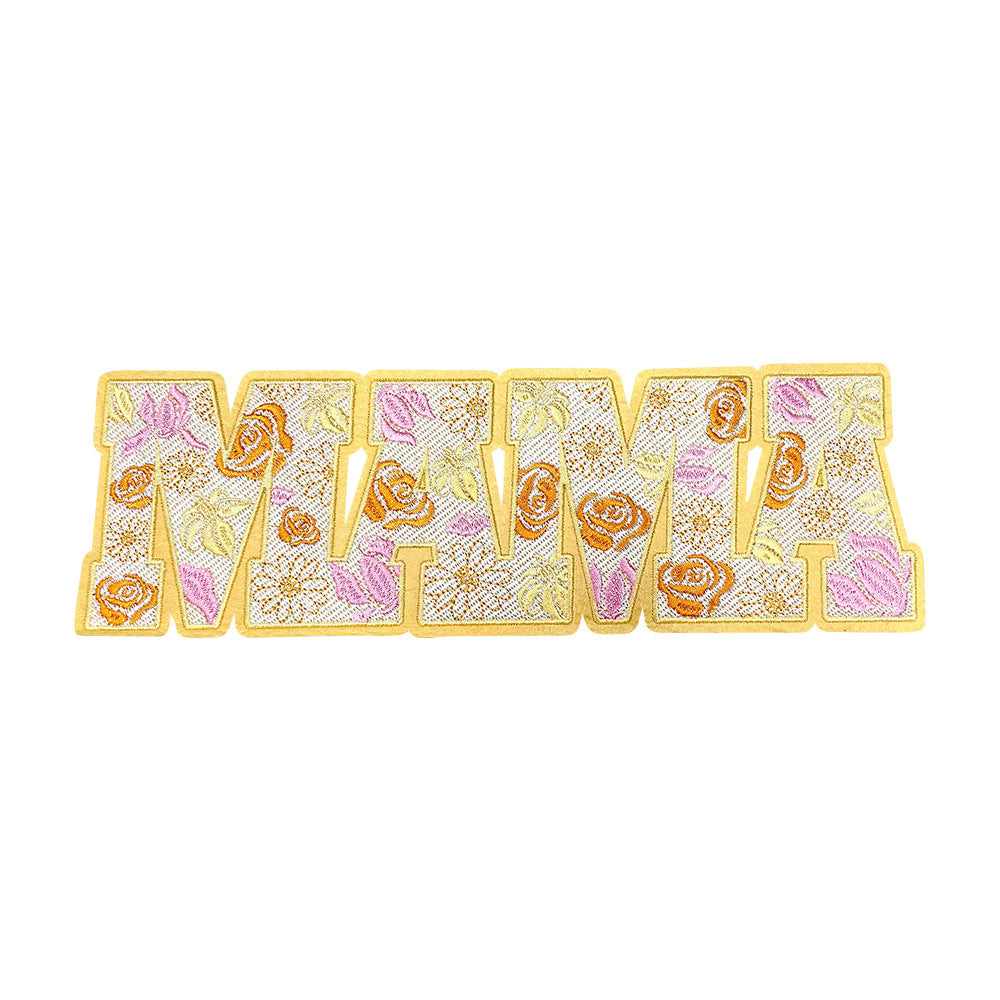 MAMA floral pattern 28cm patch