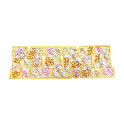 MAMA floral pattern 28cm patch