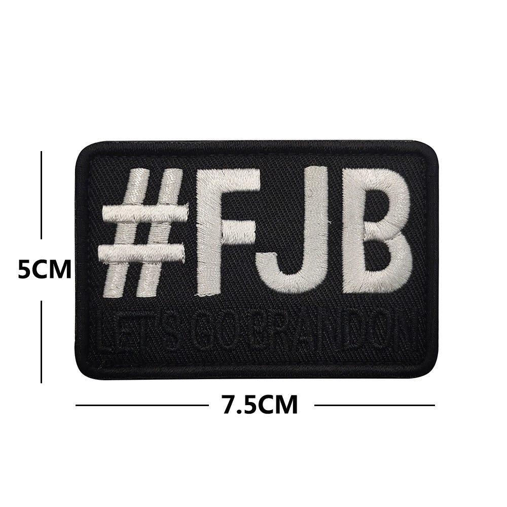 Personalized English embroidered armband backpack Velcro morale patches