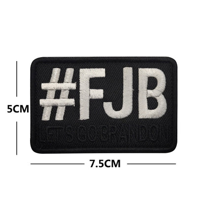 Personalized English embroidered armband backpack Velcro morale patches