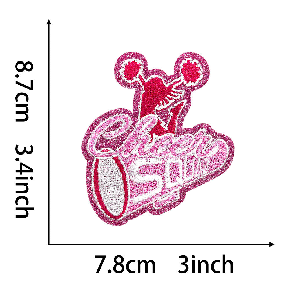 Cheerleading Sports Style Decorative Patches
