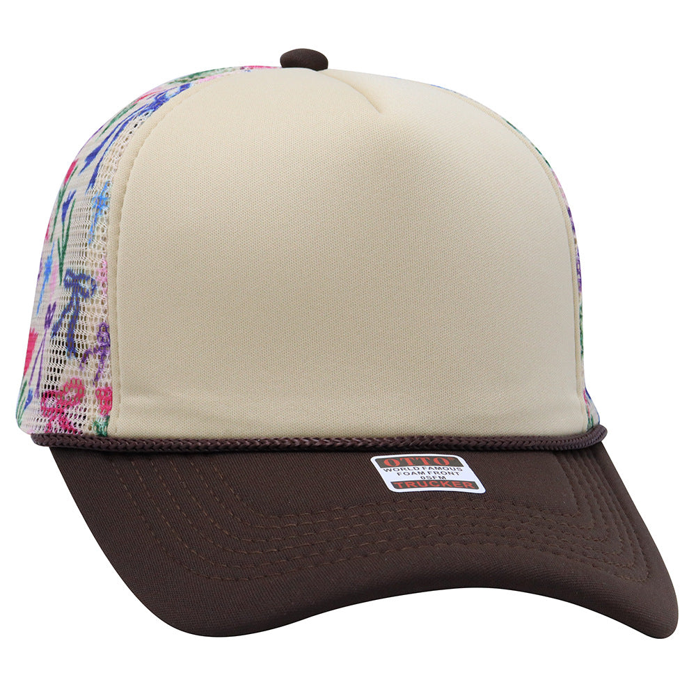 truck cap outdoor leisure visor American fashion breathable sun protection plaid baseball cap